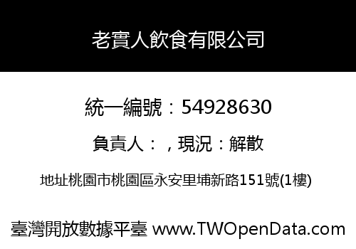 老實人飲食有限公司