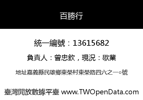 百勝行