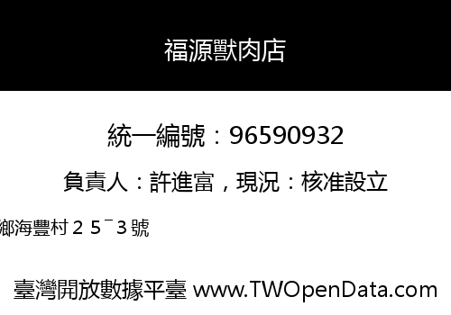 福源獸肉店