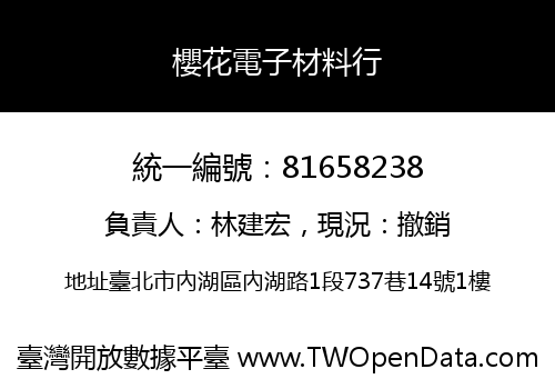 櫻花電子材料行