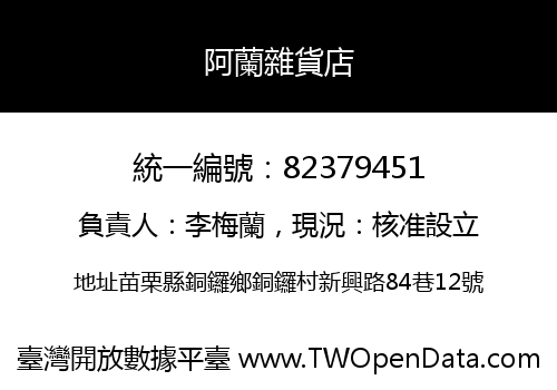 阿蘭雜貨店