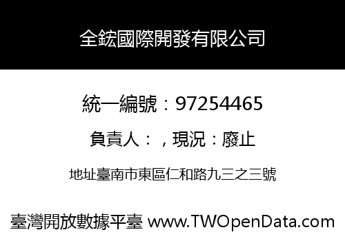 全鋐國際開發有限公司