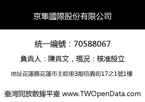 京隼國際股份有限公司