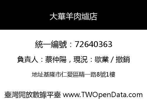 大華羊肉爐店