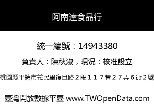 阿南達食品行