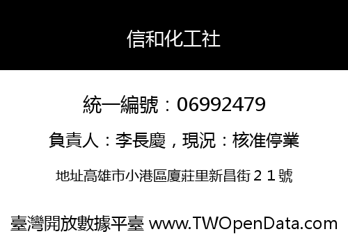 信和化工社