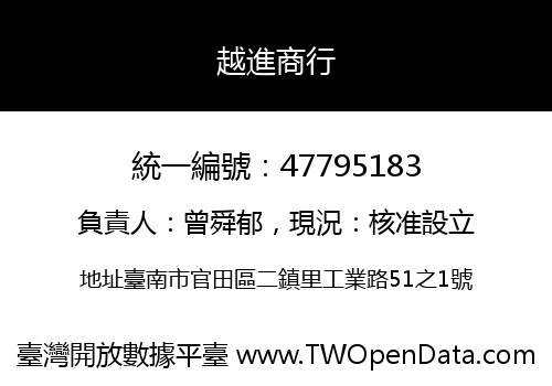 越進商行