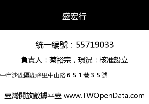 盛宏行