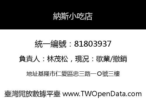 納斯小吃店
