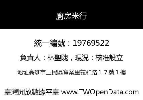 廚房米行