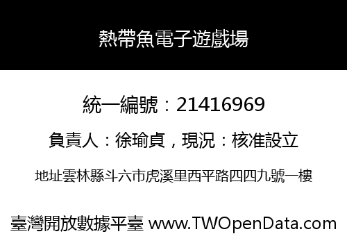 熱帶魚電子遊戲場