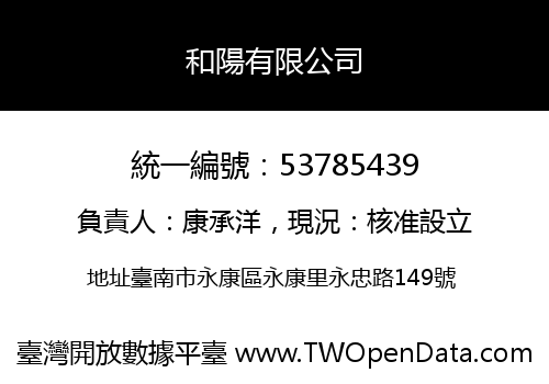 和陽有限公司