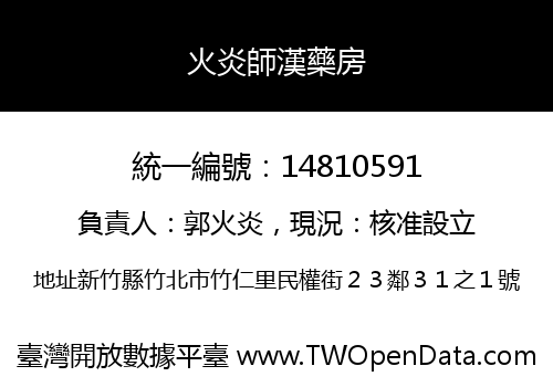 火炎師漢藥房