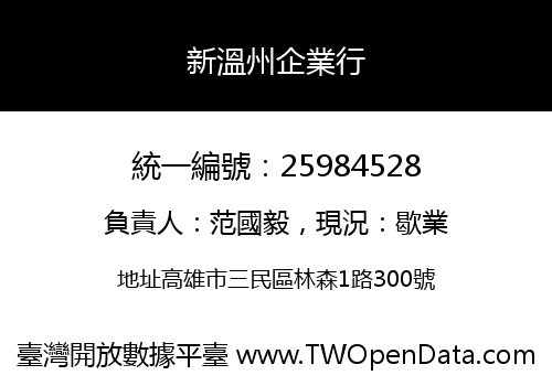 新溫州企業行