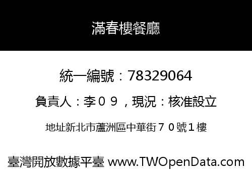 滿春樓餐廳