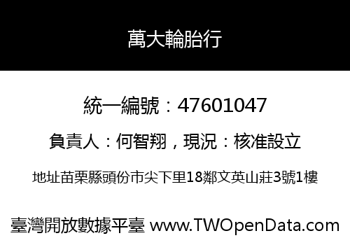萬大輪胎行