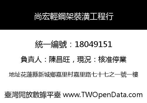尚宏輕鋼架裝潢工程行
