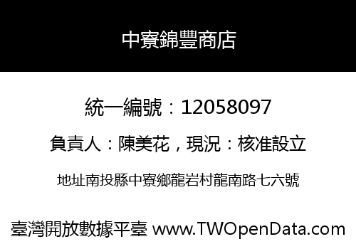 中寮錦豐商店