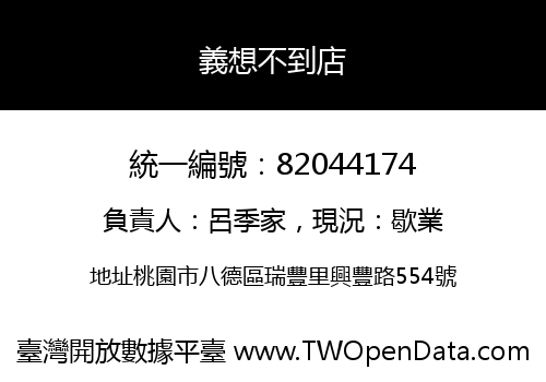 義想不到店