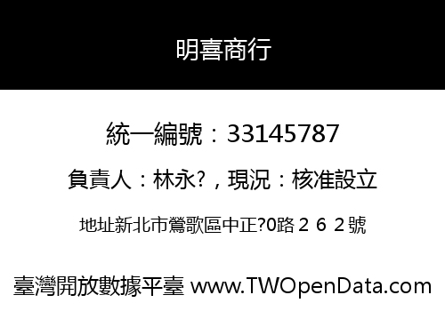 明喜商行