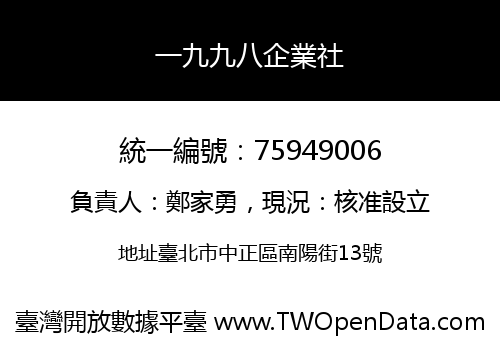 一九九八企業社
