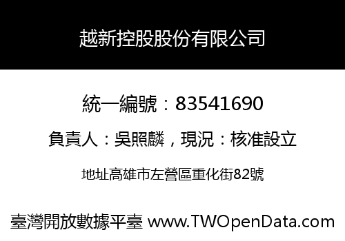 越新控股股份有限公司