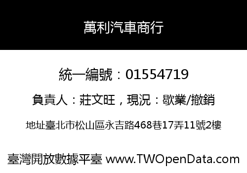 萬利汽車商行