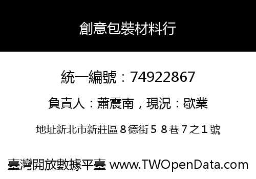 創意包裝材料行