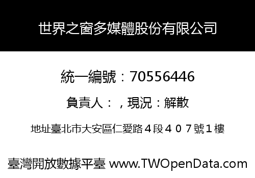世界之窗多媒體股份有限公司