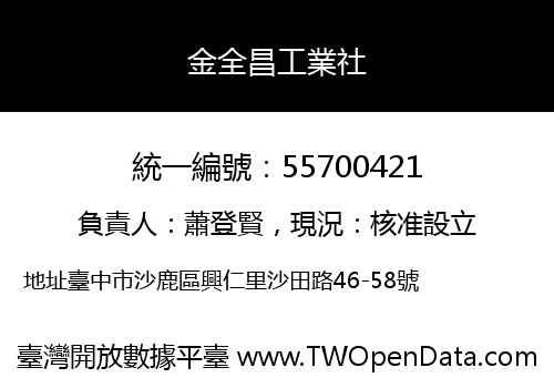 金全昌工業社