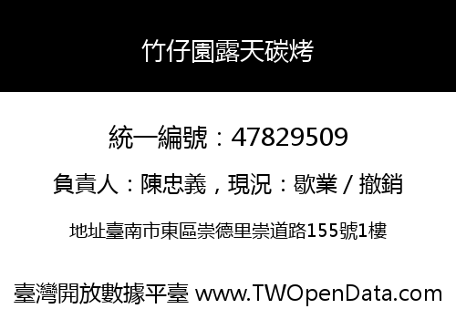 竹仔園露天碳烤