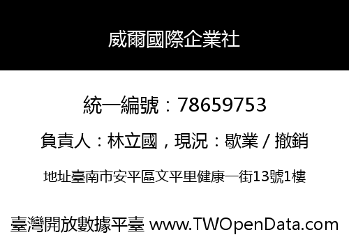 威爾國際企業社