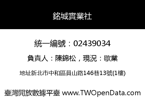 銘城實業社
