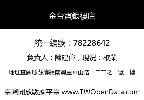 金台寶銀樓店