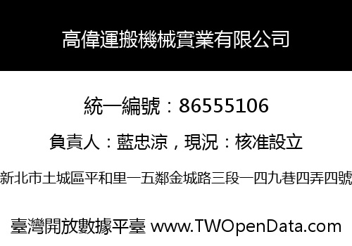 高偉運搬機械實業有限公司