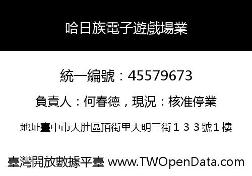 哈日族電子遊戲場業