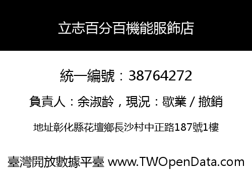立志百分百機能服飾店