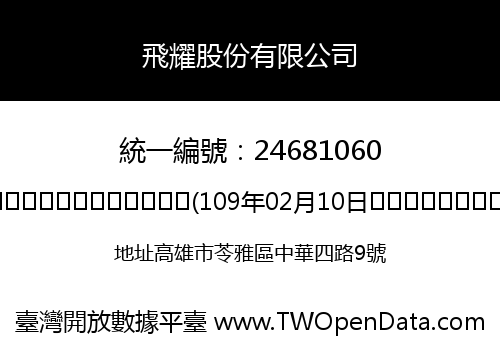 飛耀股份有限公司