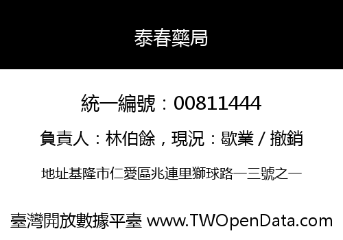 泰春藥局