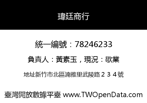 瑋廷商行