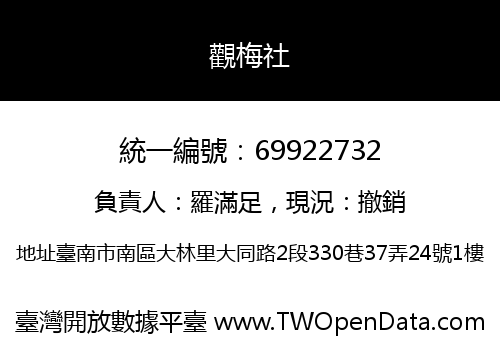 觀梅社