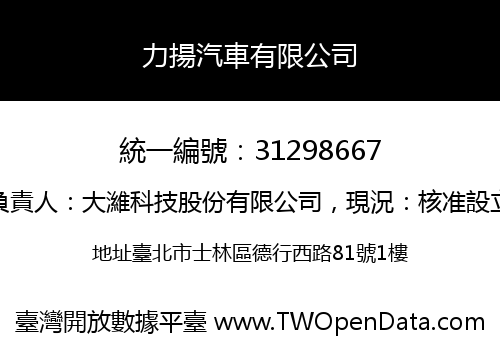 力揚汽車有限公司