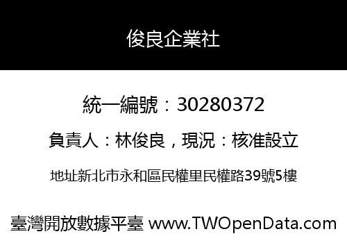 俊良企業社