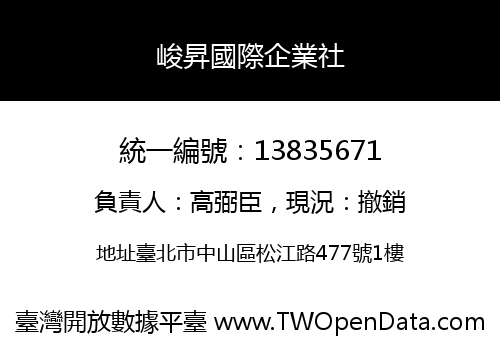 峻昇國際企業社