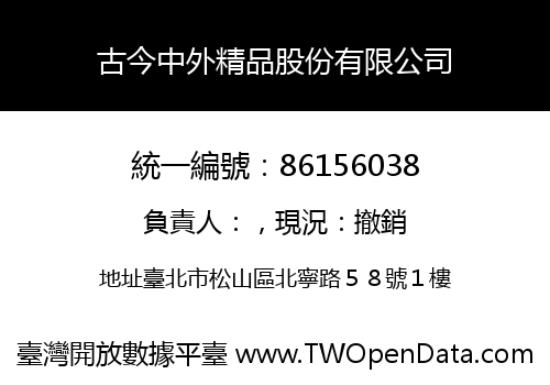 古今中外精品股份有限公司
