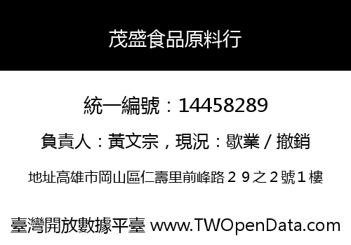 茂盛食品原料行