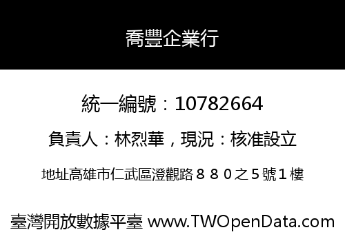 喬豐企業行