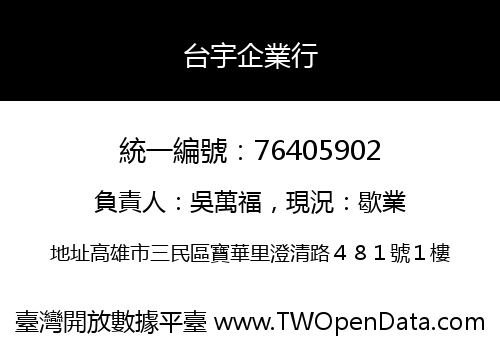 台宇企業行