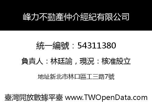 峰力不動產仲介經紀有限公司
