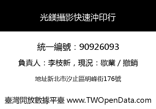 光鎂攝影快速沖印行